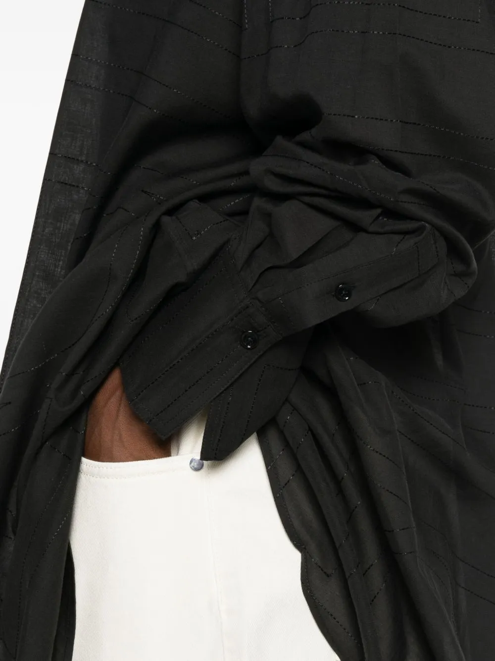 Cotton Blend Shirt sold by Wanan Luxury product image thumbnail 2