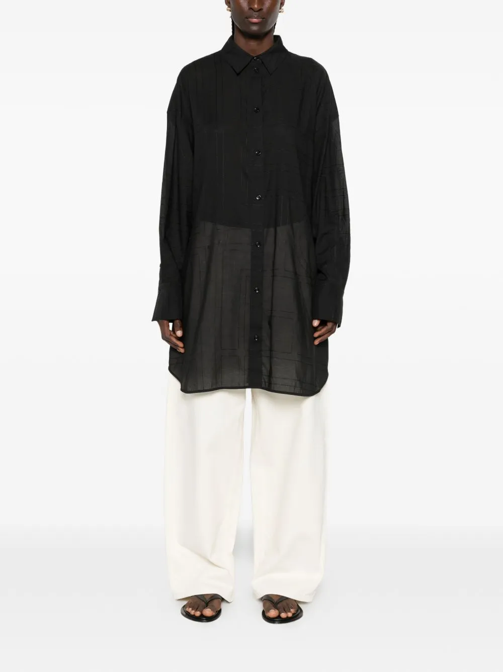 Cotton Blend Shirt sold by Wanan Luxury product image thumbnail 4