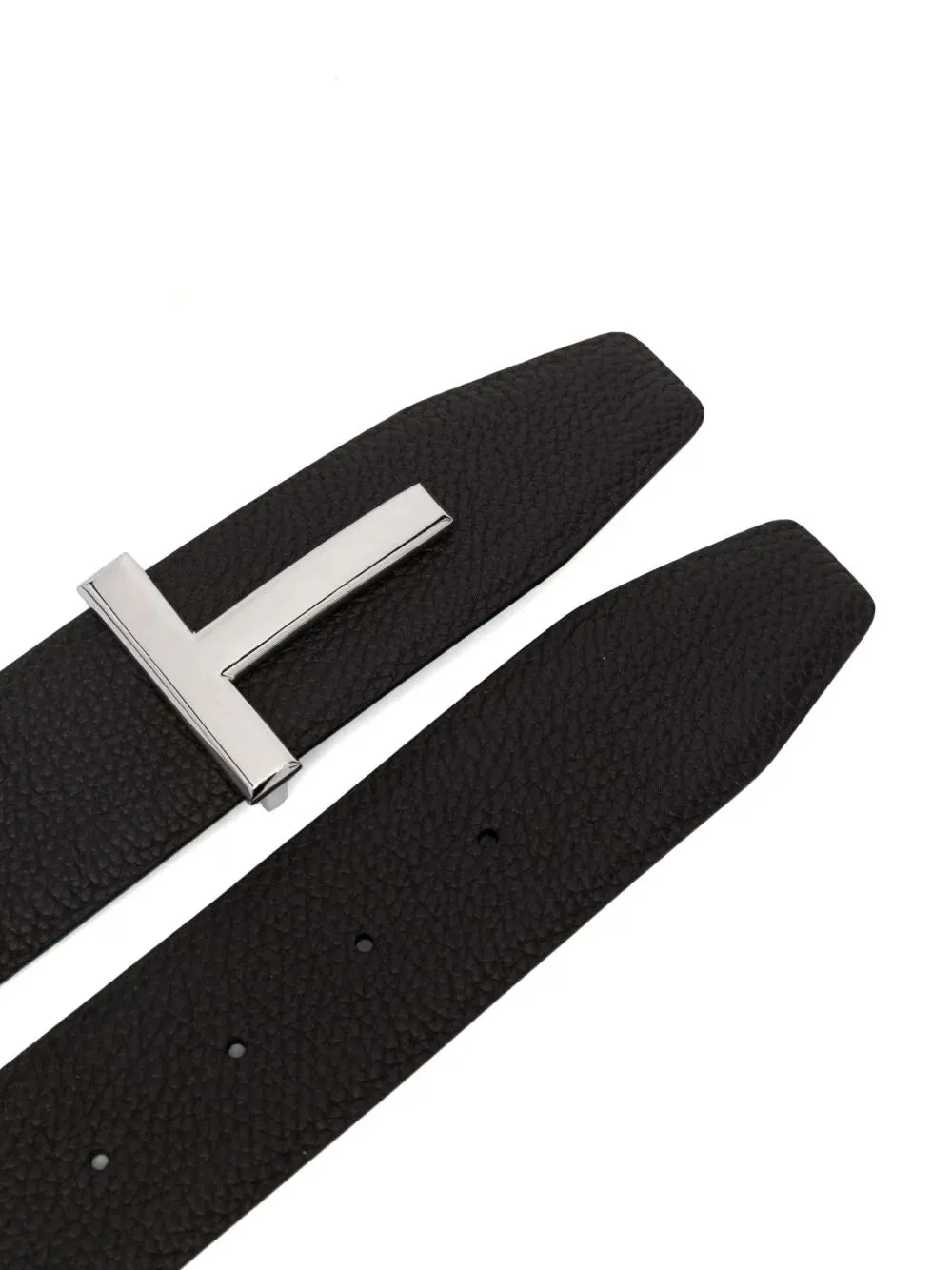 Grained Leather T Icon Reversible Belt sold by Wanan Luxury product image thumbnail 2