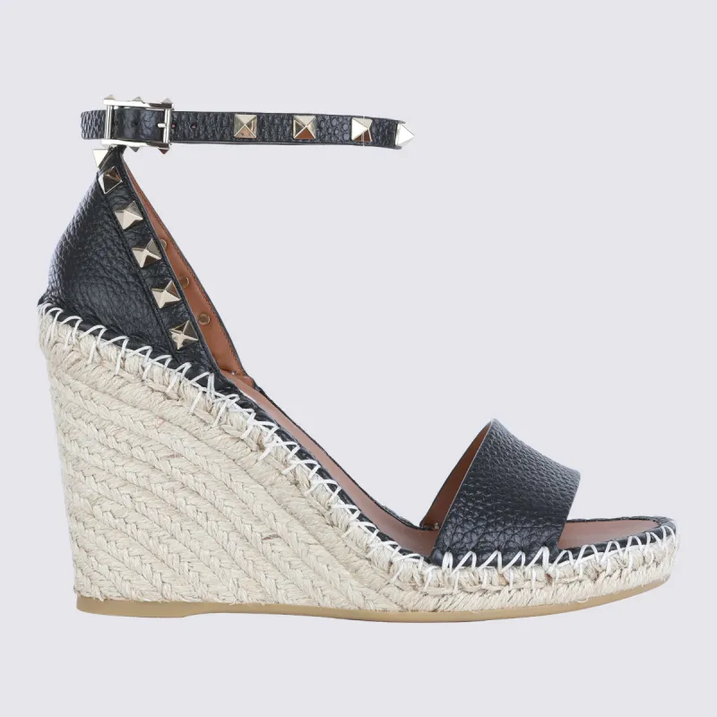 Flat Shoes Nero/Light Cuir/Naturale made by Valentino Garavani