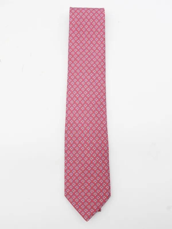 Ties Red made by Salvatore Ferragamo