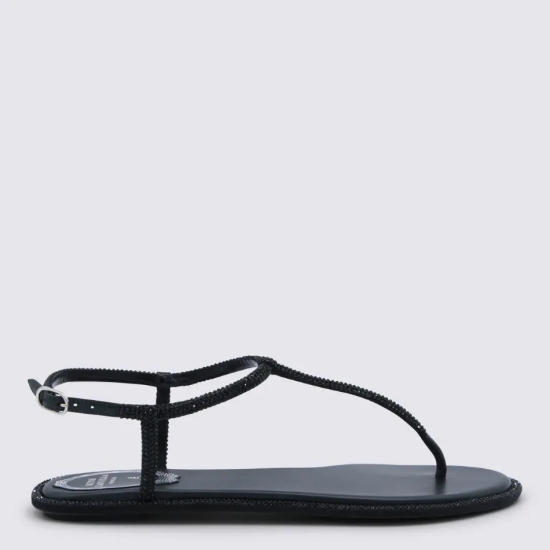 Flat Shoes Black made by Rene Caovilla