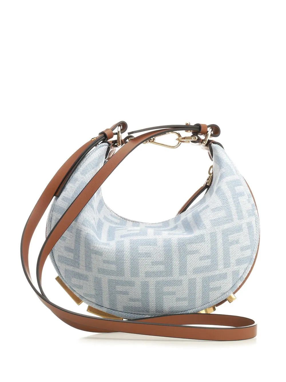 Fendigraphy Handbags Light Blue sold by Wanan Luxury product image thumbnail 3