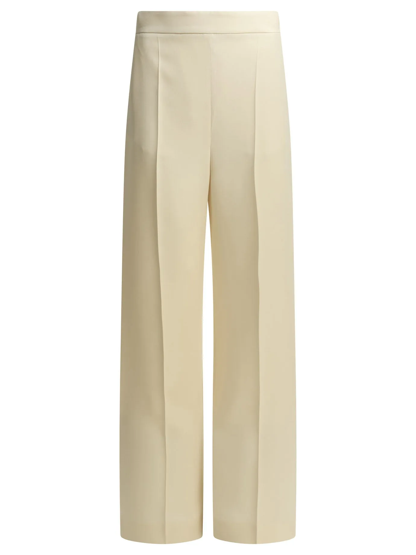 Silk Tailored Pants Trousers White sold by Wanan Luxury