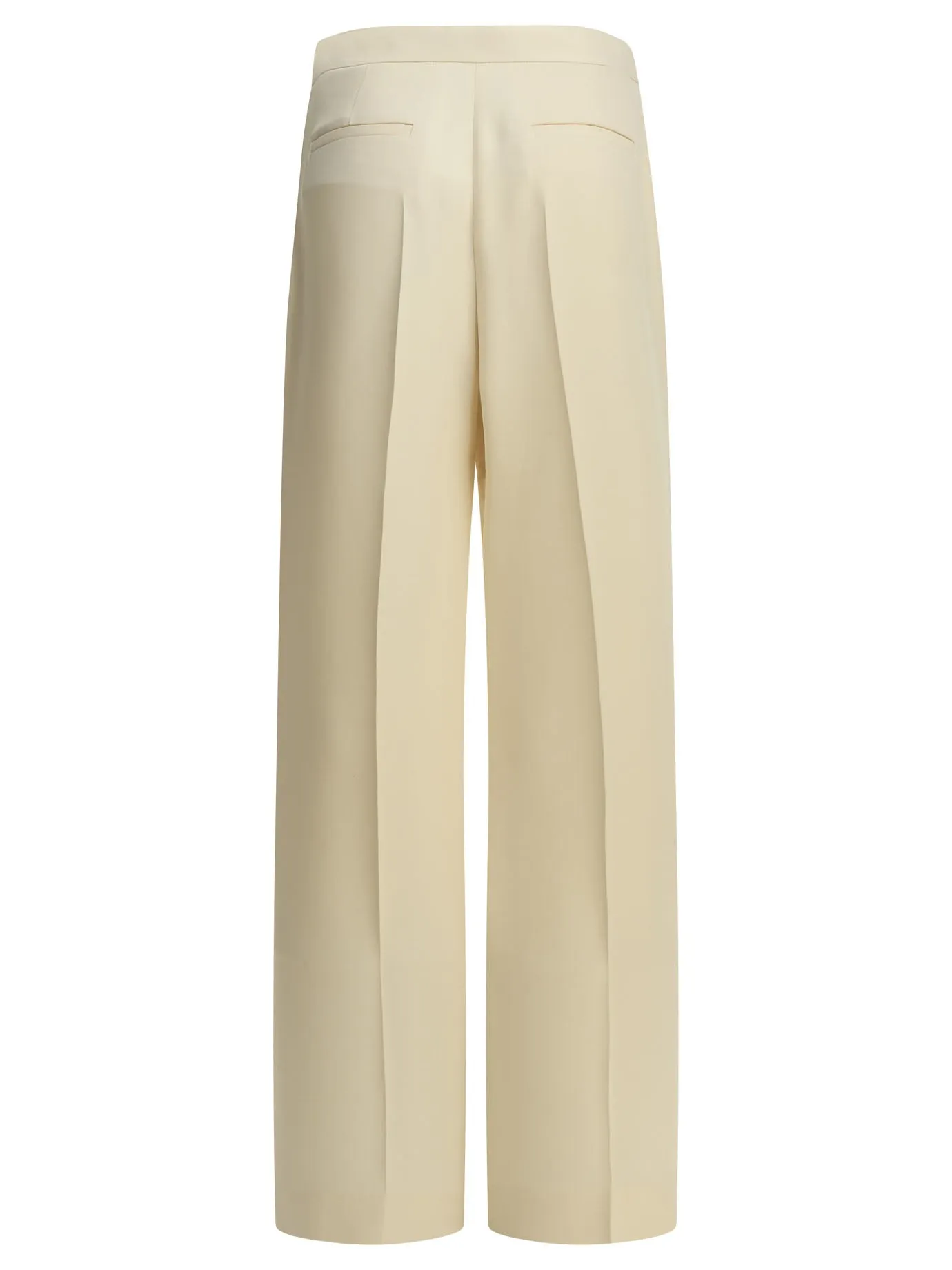 Silk Tailored Pants Trousers White sold by Wanan Luxury product image thumbnail 2