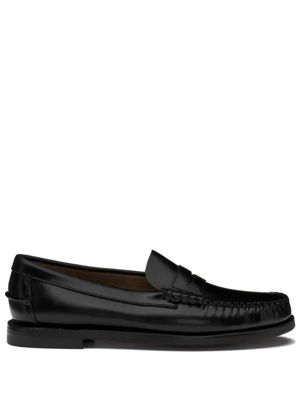 Classic Dan Smooth Leather Loafers made by Sebago