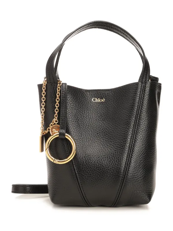 Chloé Spin Shoulder Bags Black made by Chloe