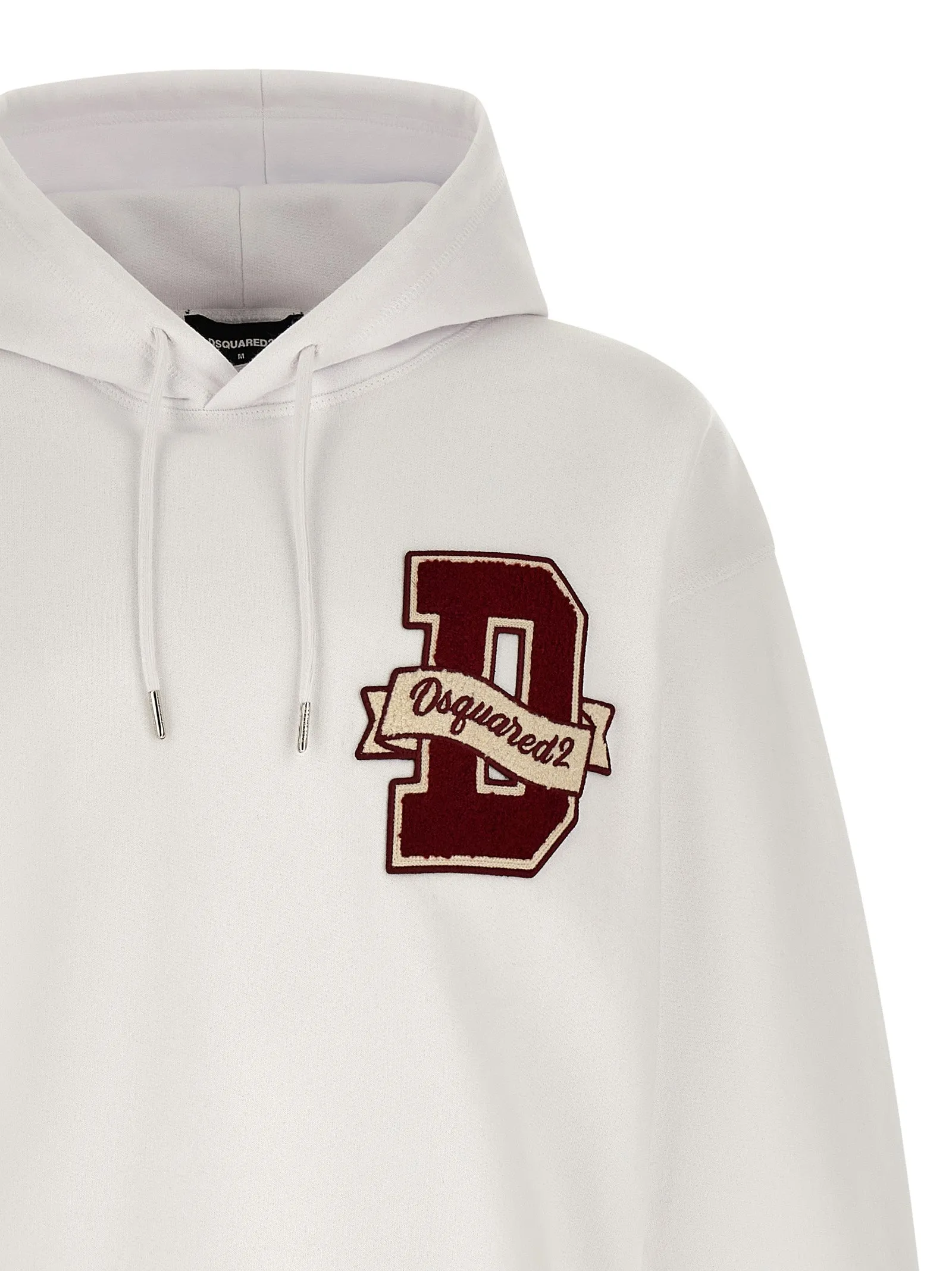 Logo Patch Hoodie Sweatshirt White sold by Wanan Luxury product image thumbnail 3