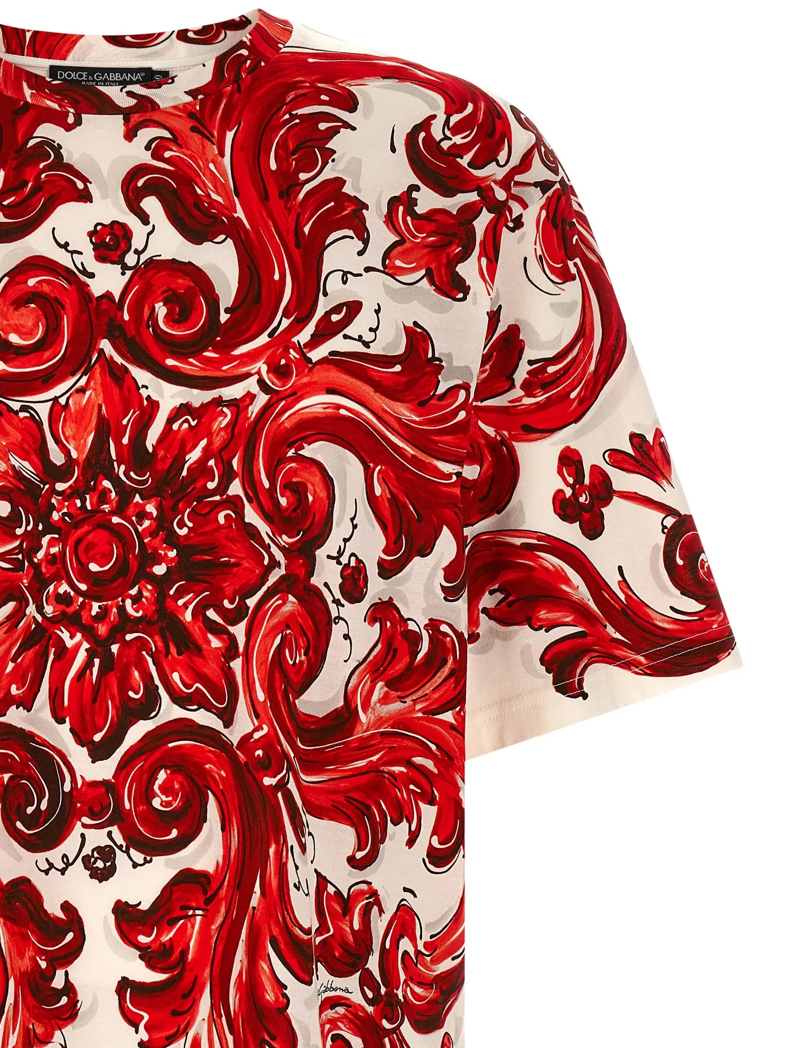 Maiolica T-Shirt Red sold by Wanan Luxury product image thumbnail 3