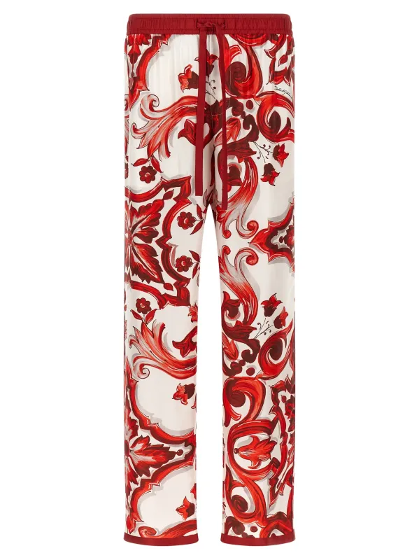 Vanity Pants Red made by Dolce & Gabanna