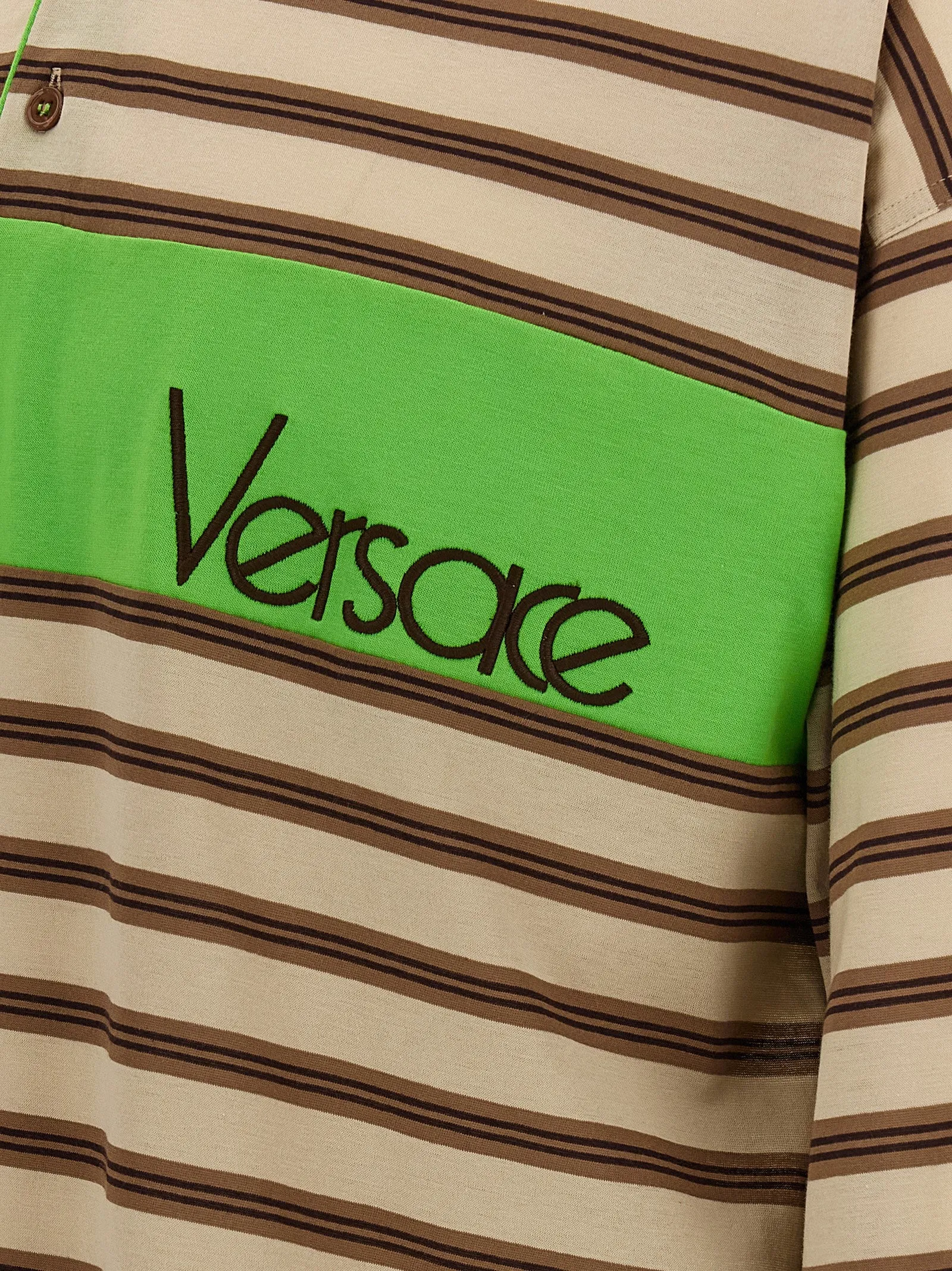 Intarsia Shirt Polo Multicolor sold by Wanan Luxury product image thumbnail 4
