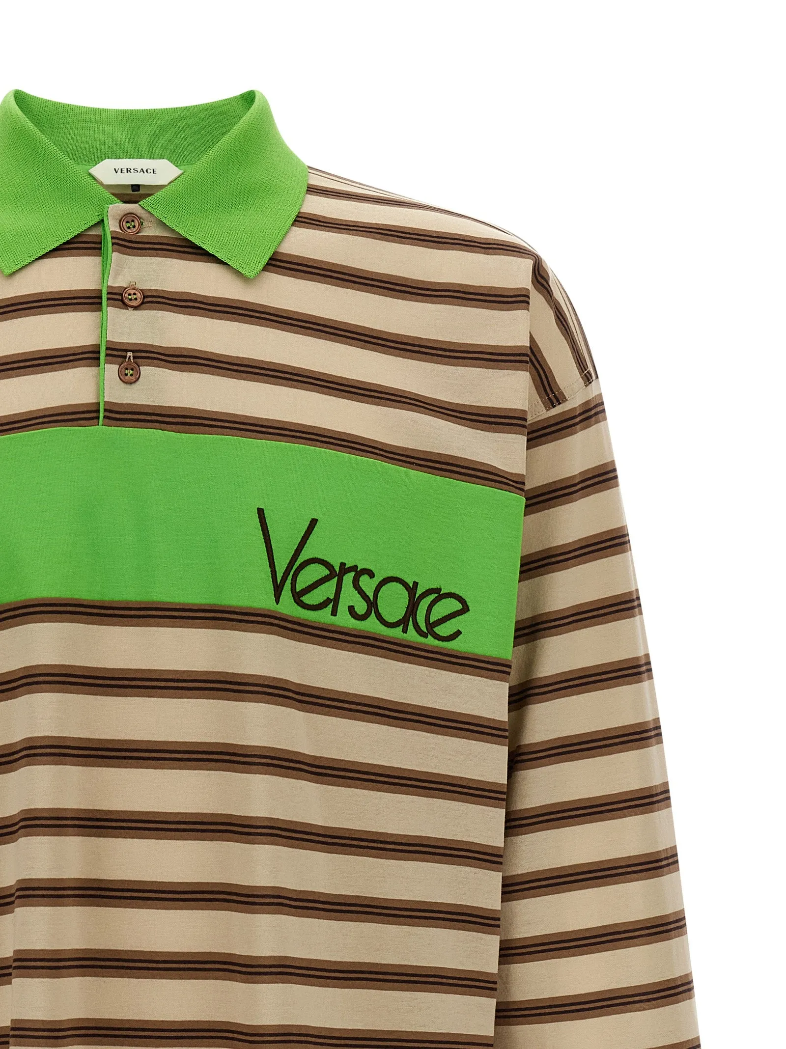 Intarsia Shirt Polo Multicolor sold by Wanan Luxury product image thumbnail 3