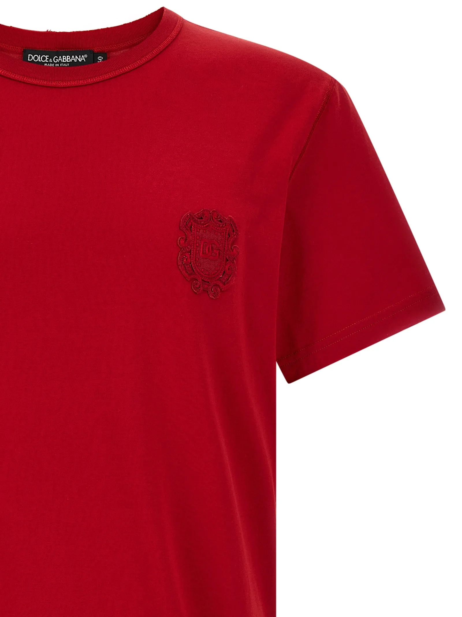 Tone-On-Tone Patch T-Shirt Red sold by Wanan Luxury product image thumbnail 3