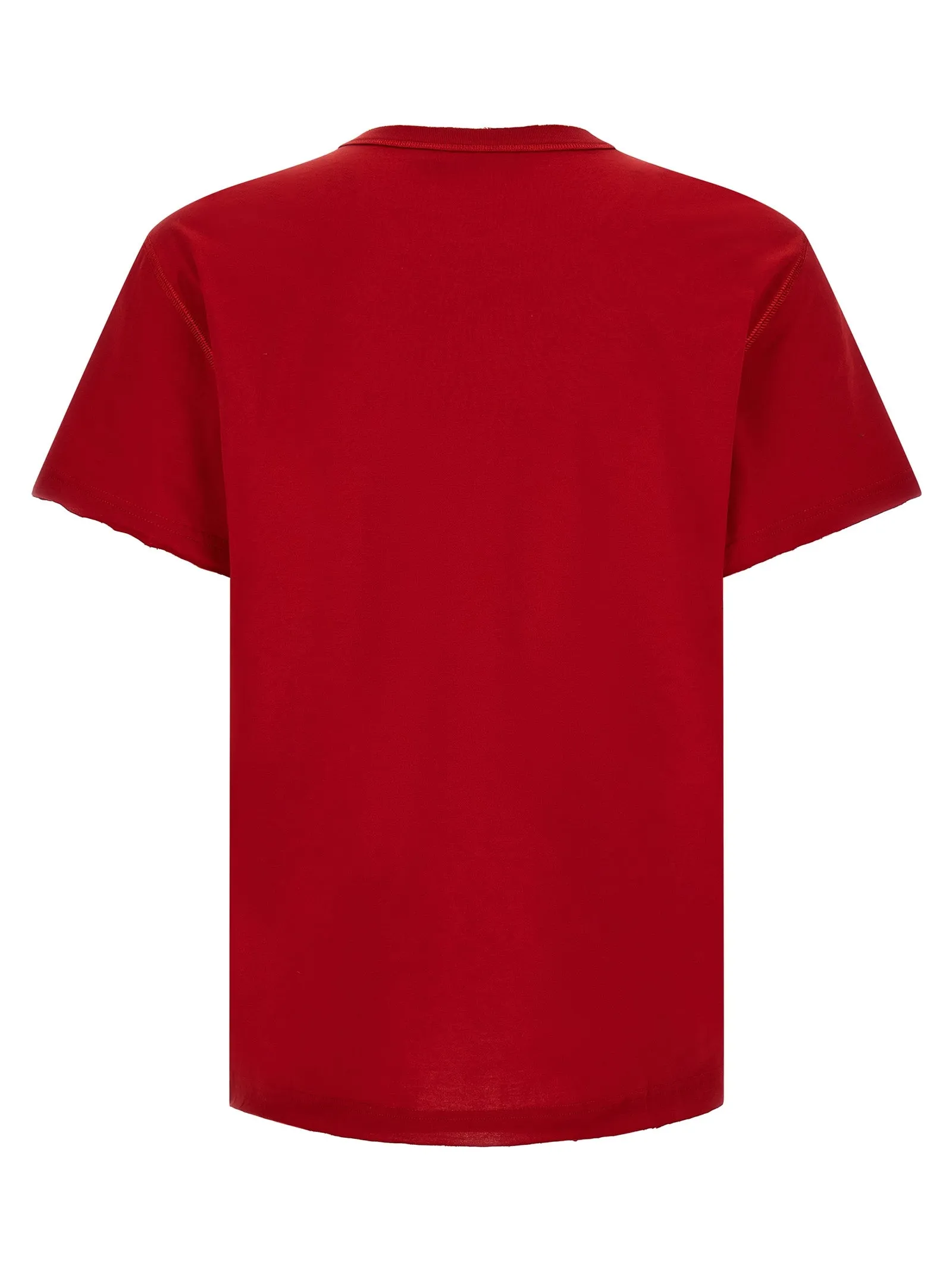 Tone-On-Tone Patch T-Shirt Red sold by Wanan Luxury product image thumbnail 2
