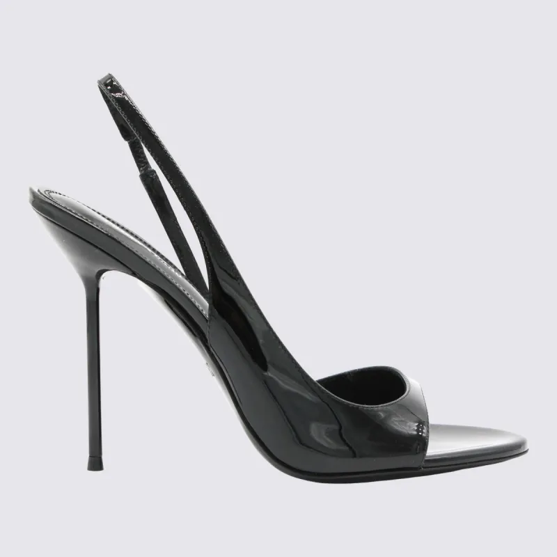 Sandals Black made by Paris Texas