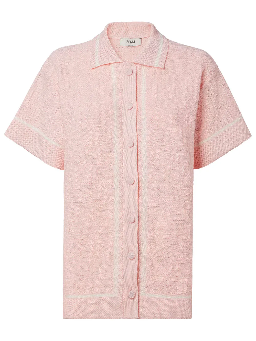 Ff Crochet Polo Shirt sold by Wanan Luxury