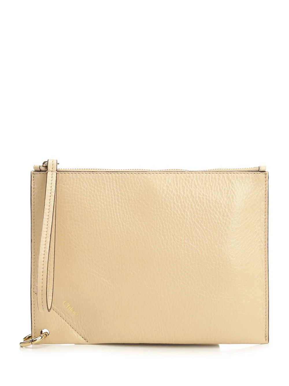 Chloé Spin Small Leather Goods Beige sold by Wanan Luxury