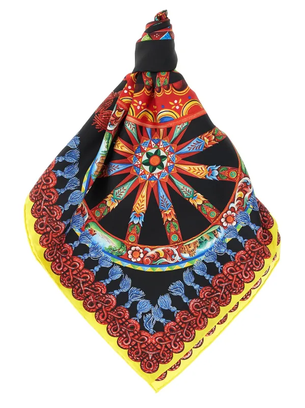 Carretto Scarves And Foulards Multicolor made by Dolce & Gabanna