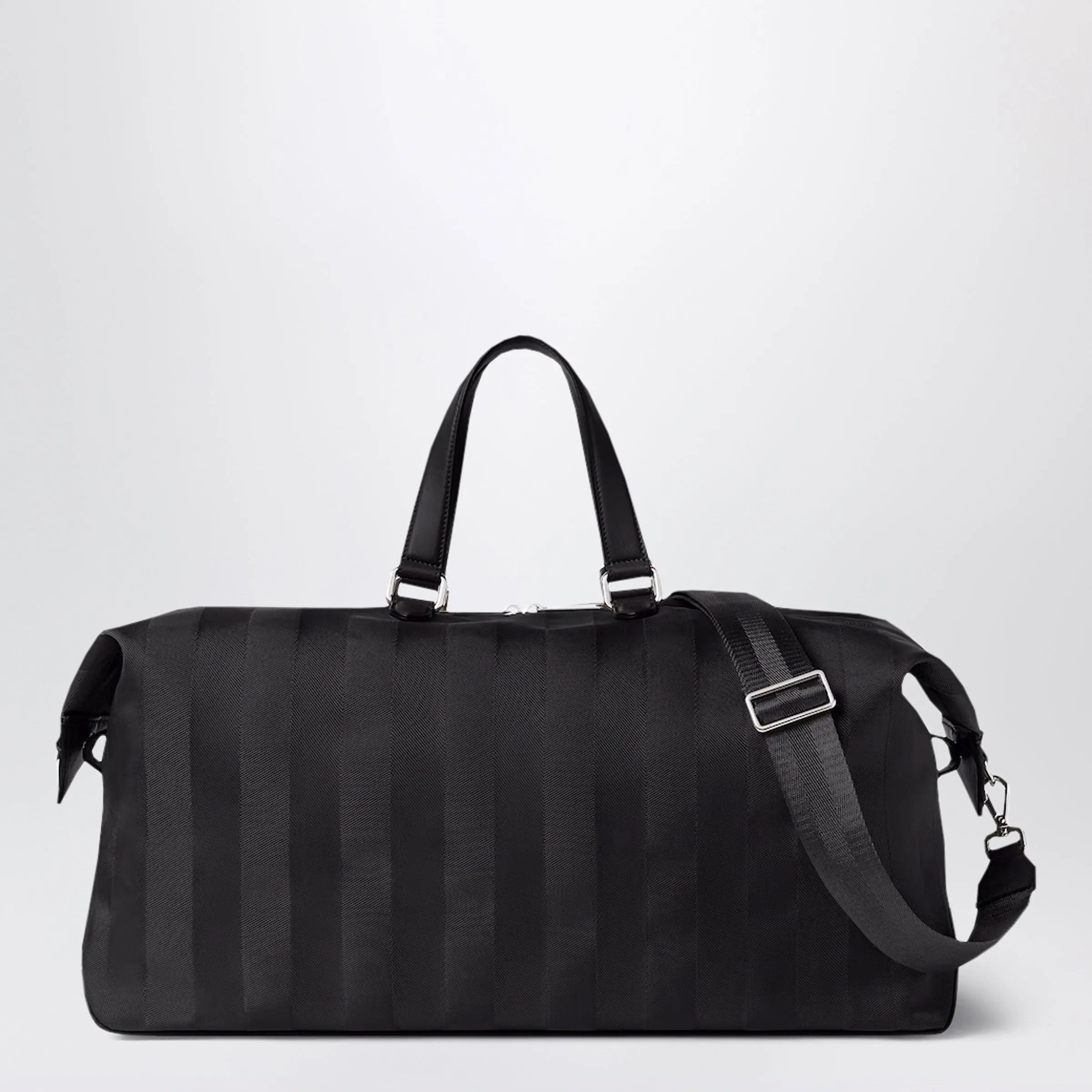 Fendi Lui 48 Duffle Bag In Black Pequin Nylon sold by Wanan Luxury