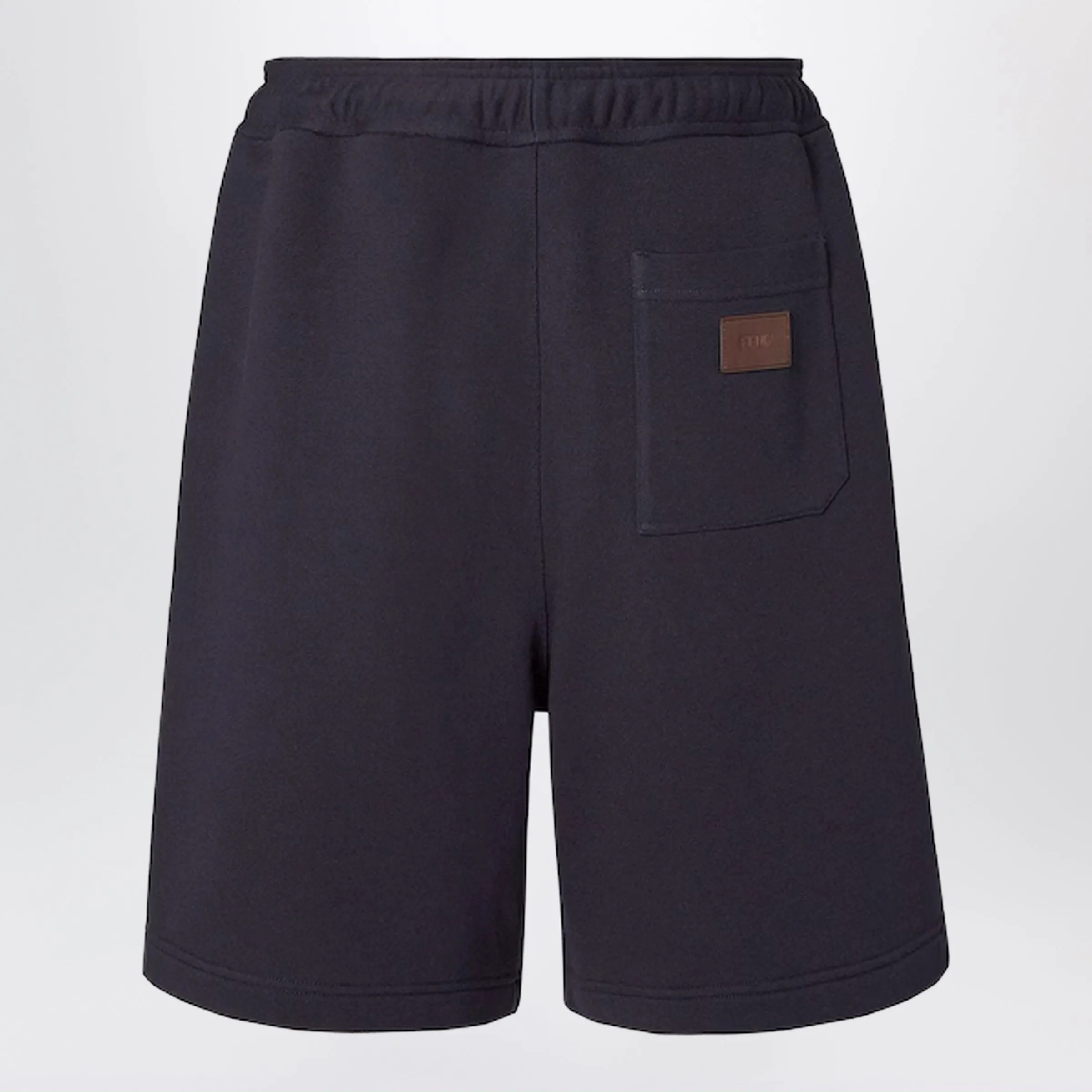 Navy Blue Cotton Bermuda Shorts sold by Wanan Luxury product image thumbnail 2