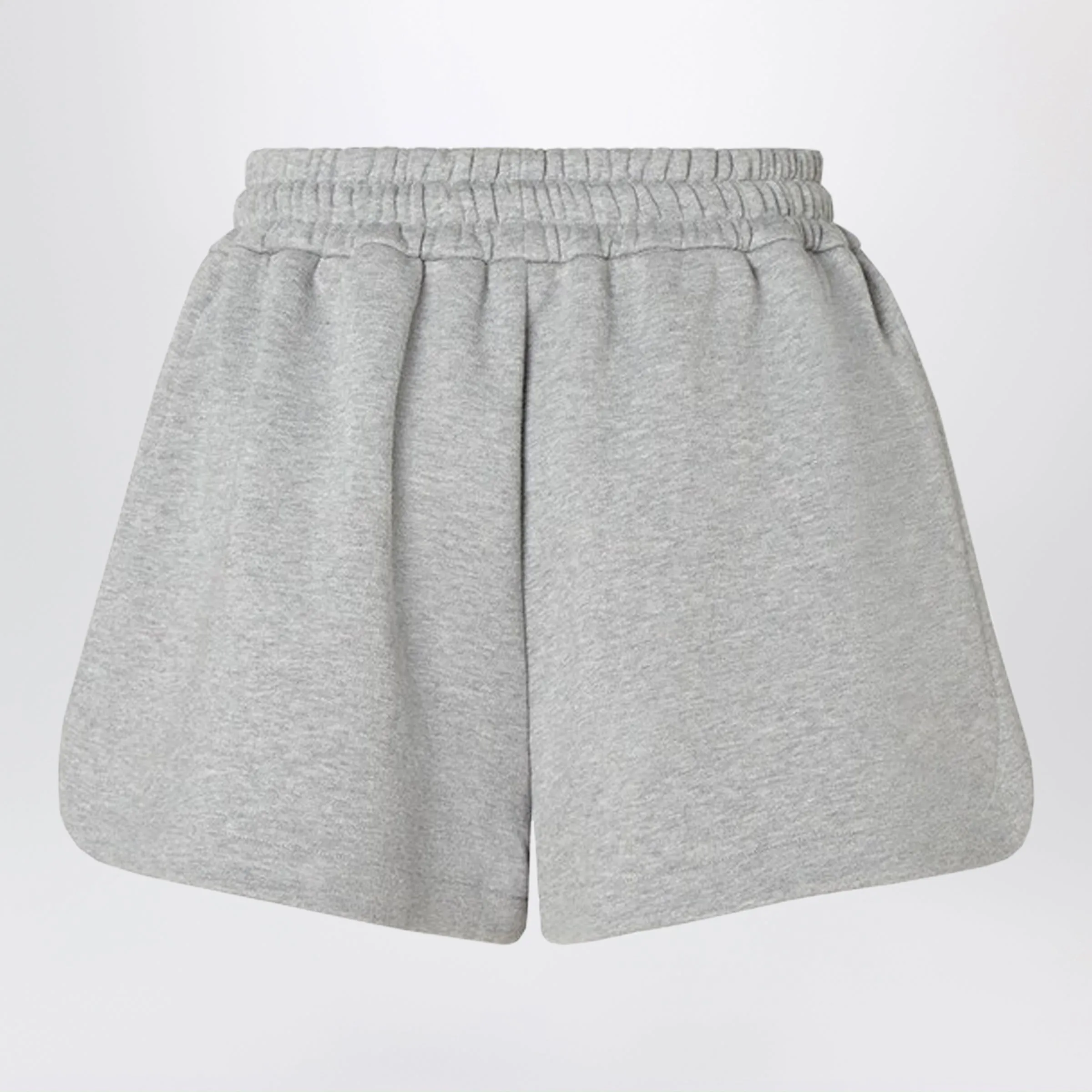 Grey Cotton Jersey Shorts sold by Wanan Luxury product image thumbnail 2