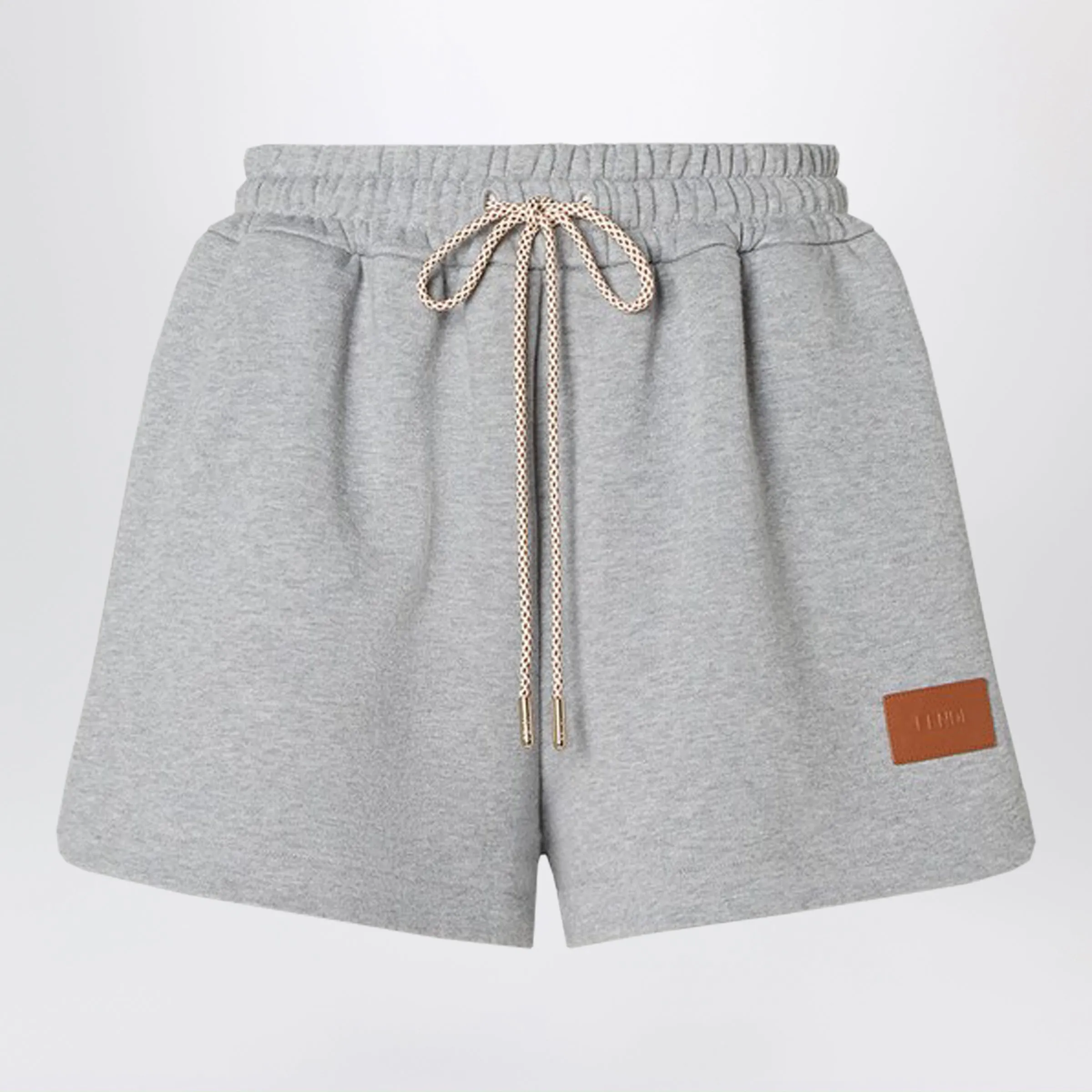 Grey Cotton Jersey Shorts sold by Wanan Luxury