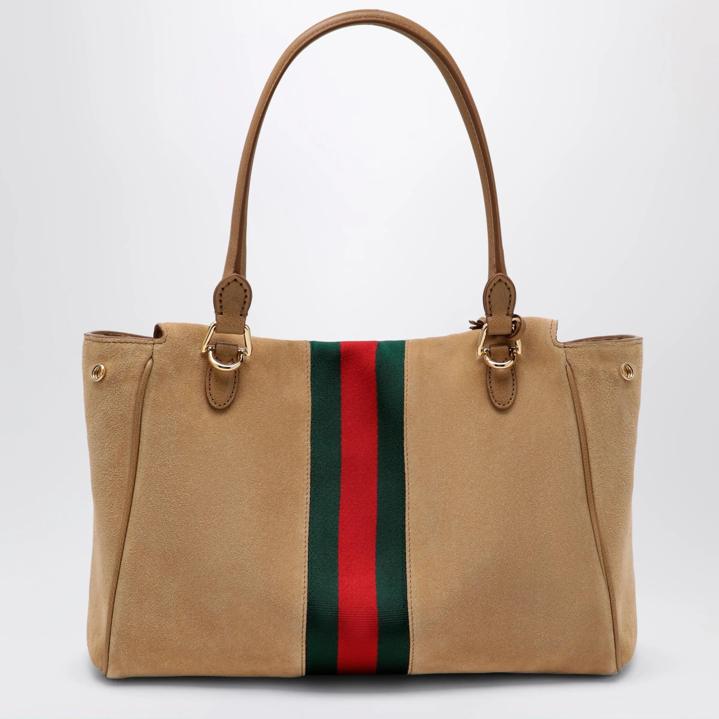 Medium Paparazzo Handbag In Sand-Coloured Suede sold by Wanan Luxury product image thumbnail 2