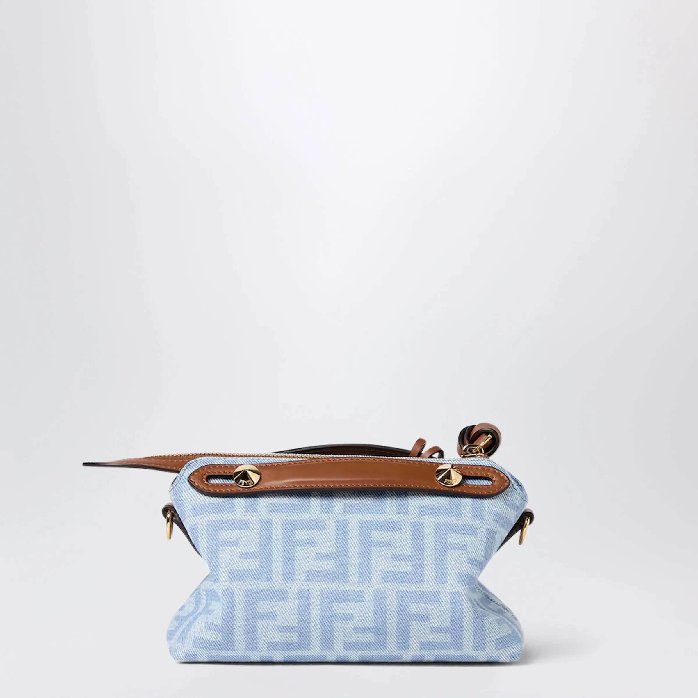 By The Way Soft Mini Denim Mini Bag In Light Blue Ff sold by Wanan Luxury product image thumbnail 2