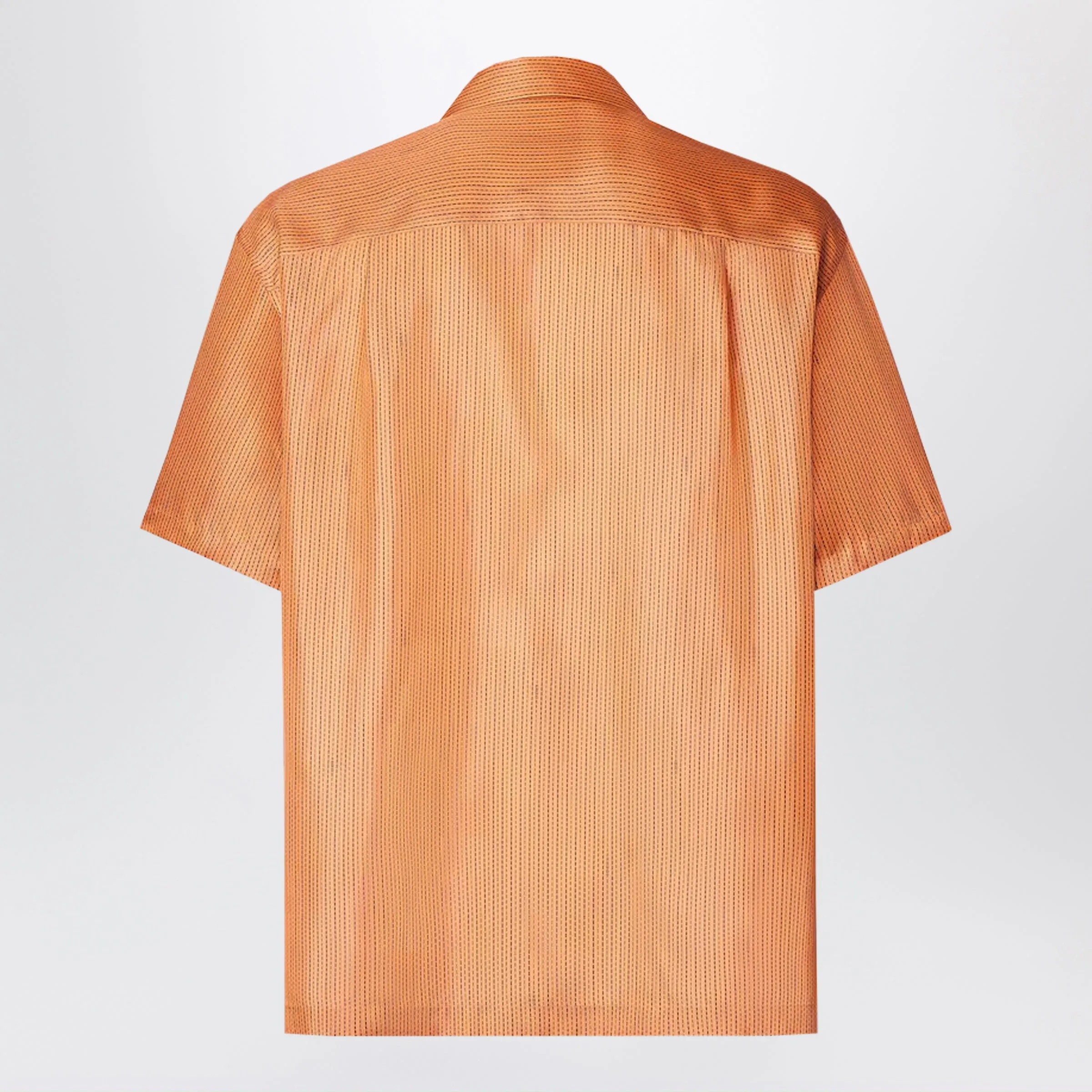 Orange Silk Shirt sold by Wanan Luxury product image thumbnail 2