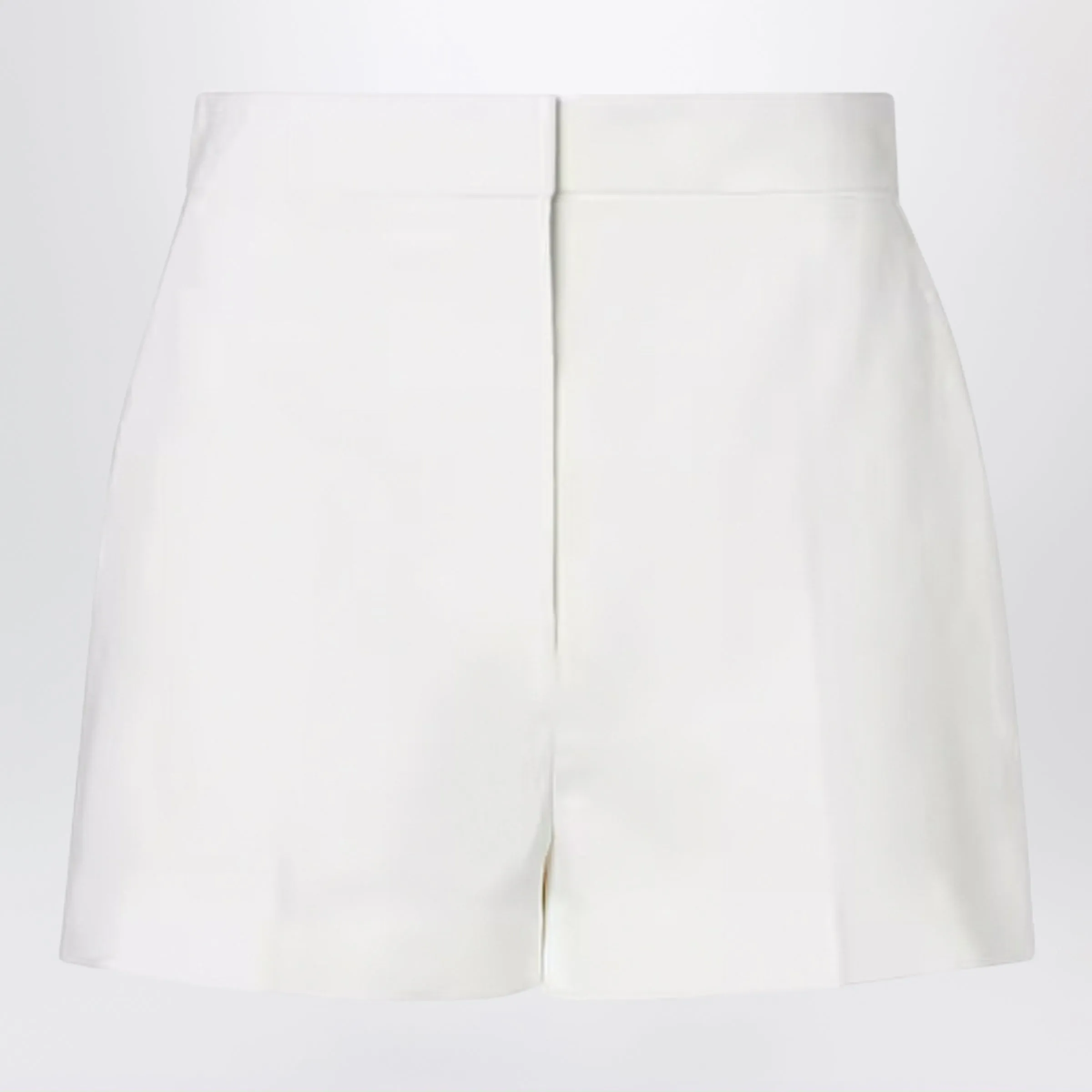 White Linen And Cotton Shorts sold by Wanan Luxury