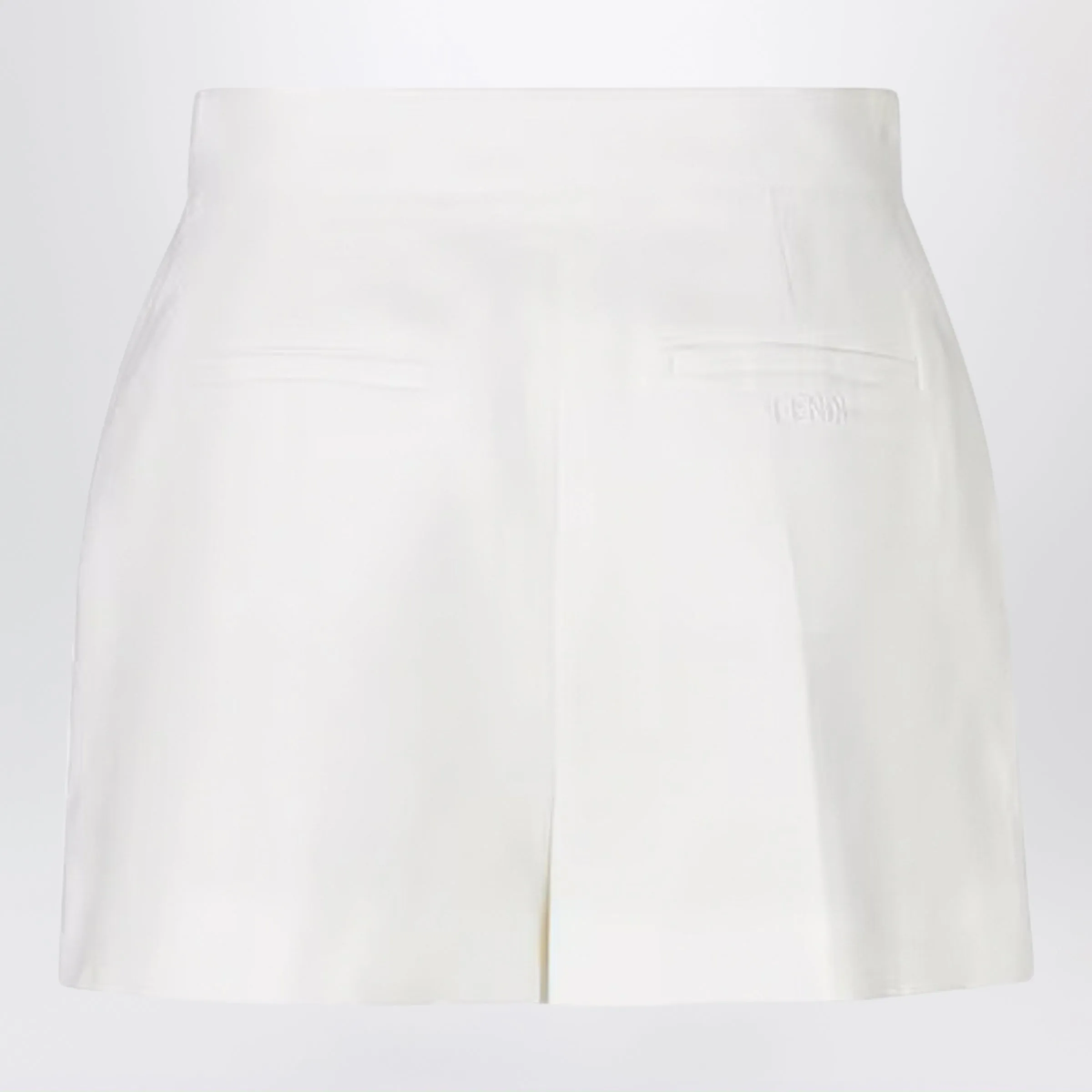 White Linen And Cotton Shorts sold by Wanan Luxury product image thumbnail 2