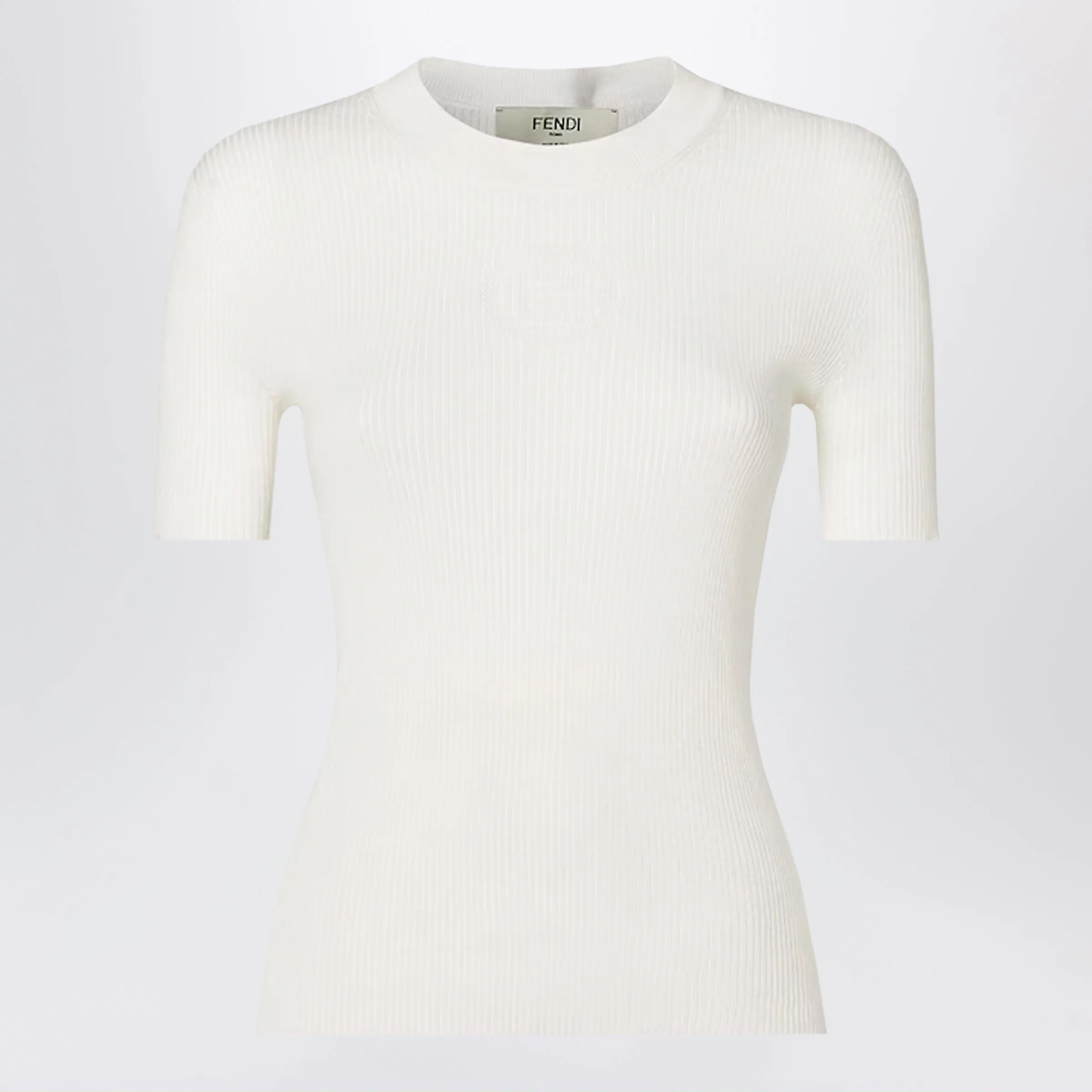 White Jumper With The Fendi 1925 Stamp Motif sold by Wanan Luxury