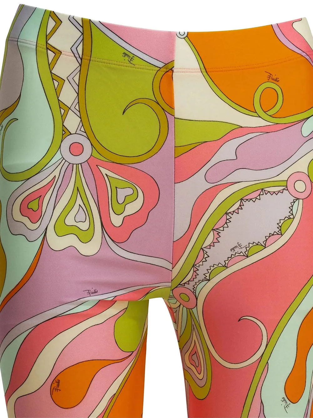 Orchidee Print Leggings sold by Wanan Luxury product image thumbnail 3