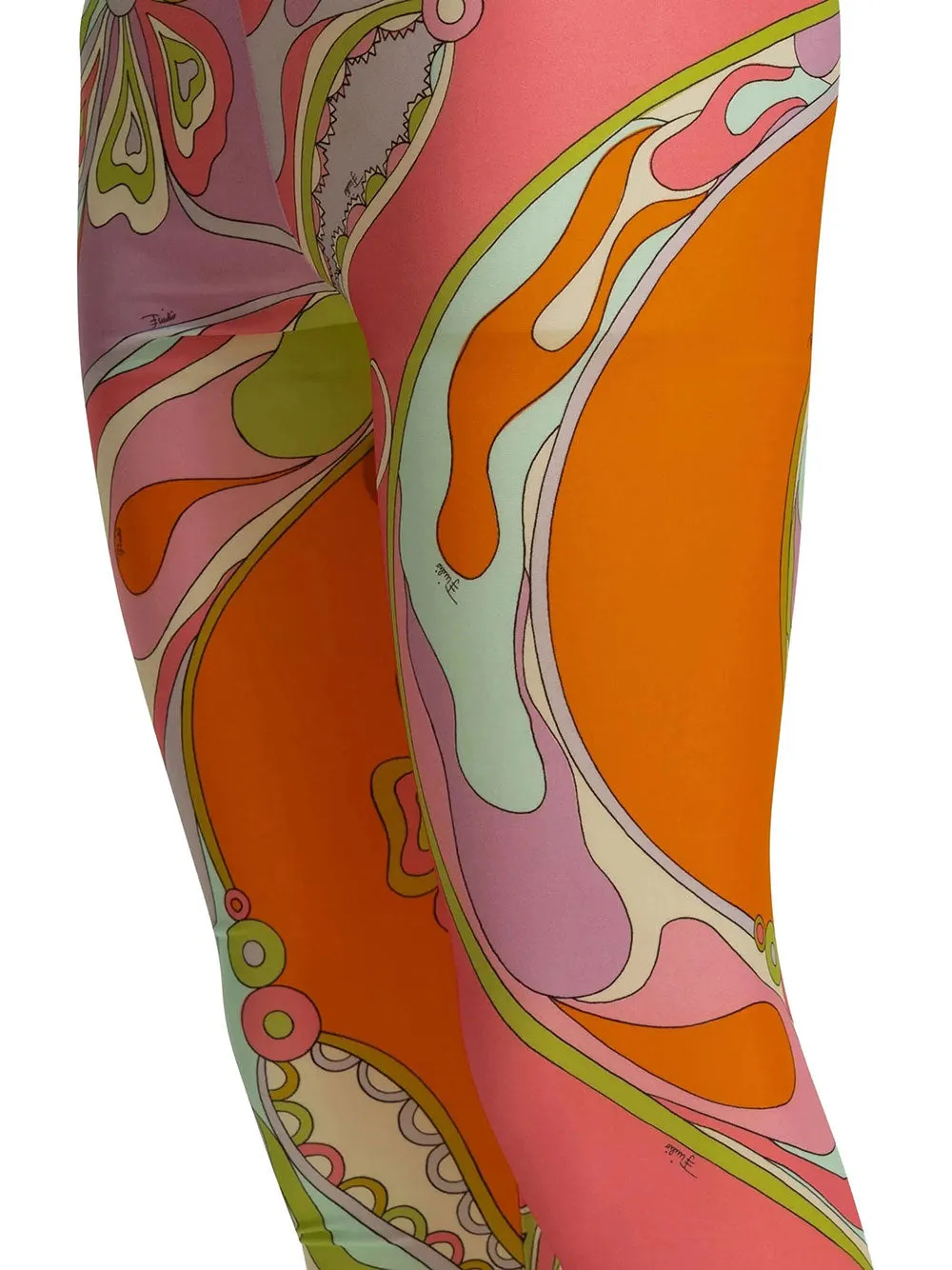 Orchidee Print Leggings sold by Wanan Luxury product image thumbnail 4