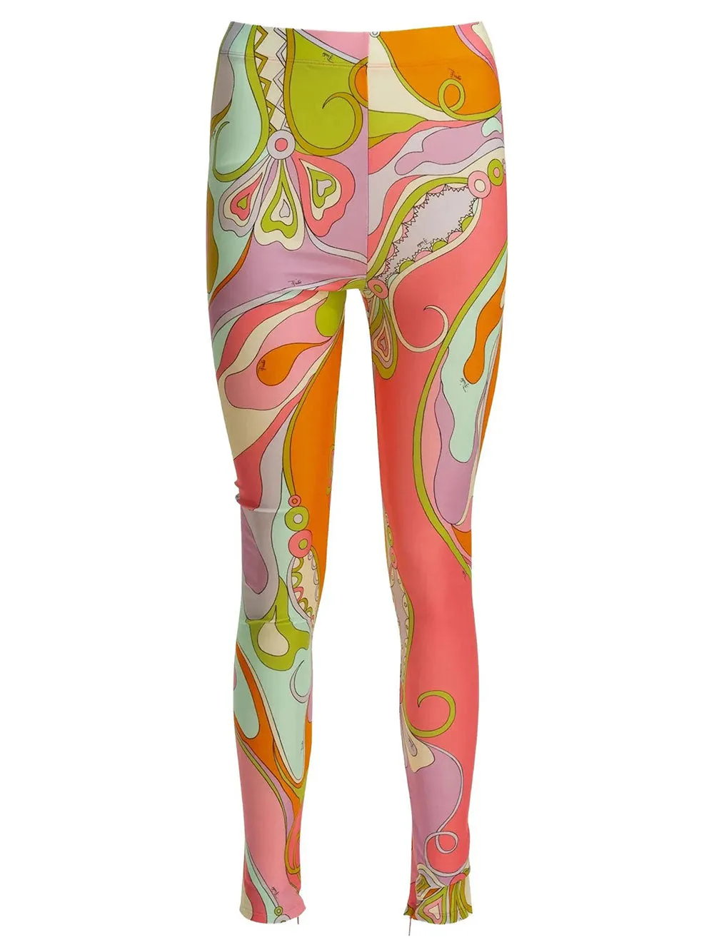 Orchidee Print Leggings sold by Wanan Luxury