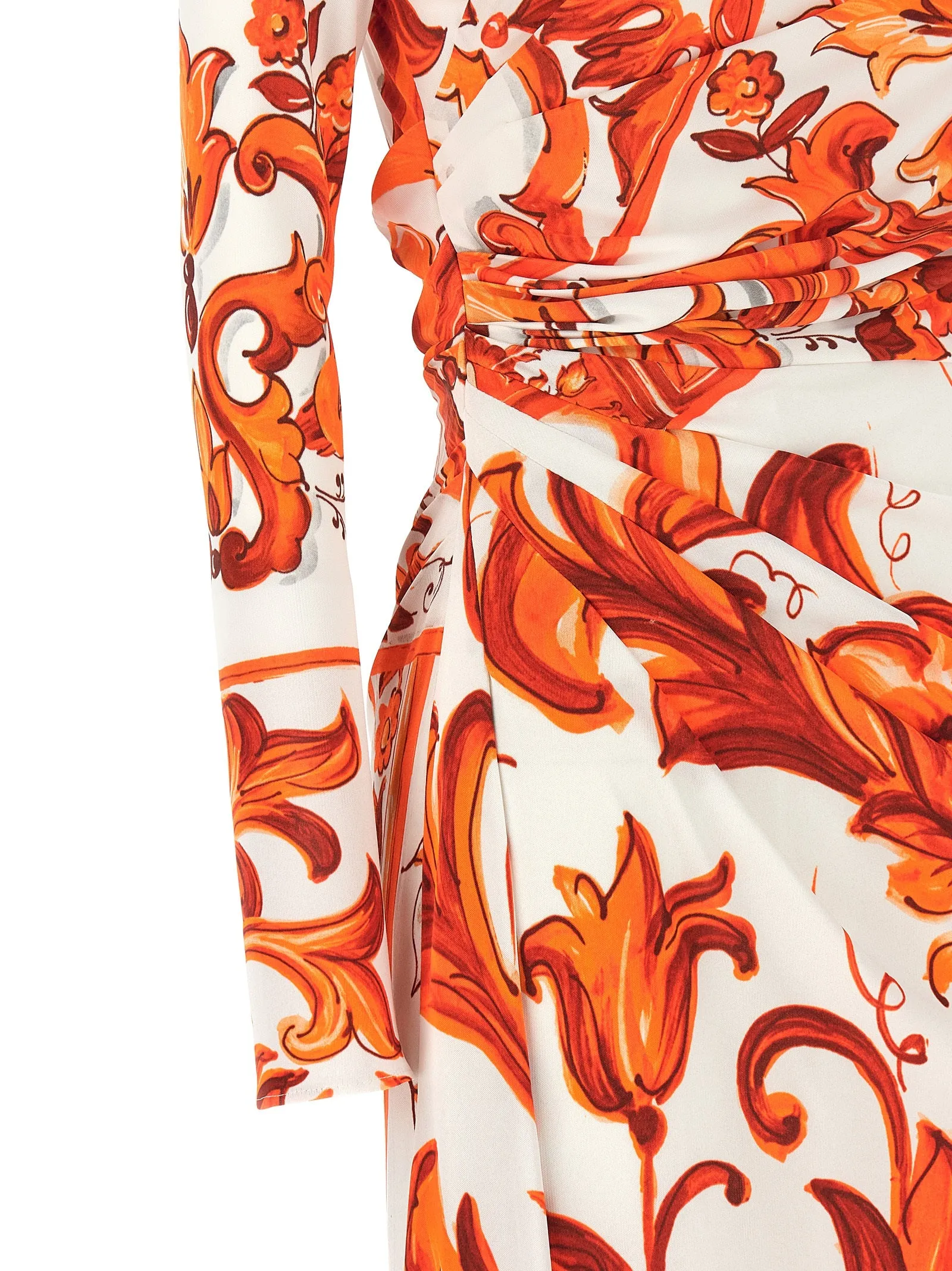 Maiolica Dresses Orange sold by Wanan Luxury product image thumbnail 4