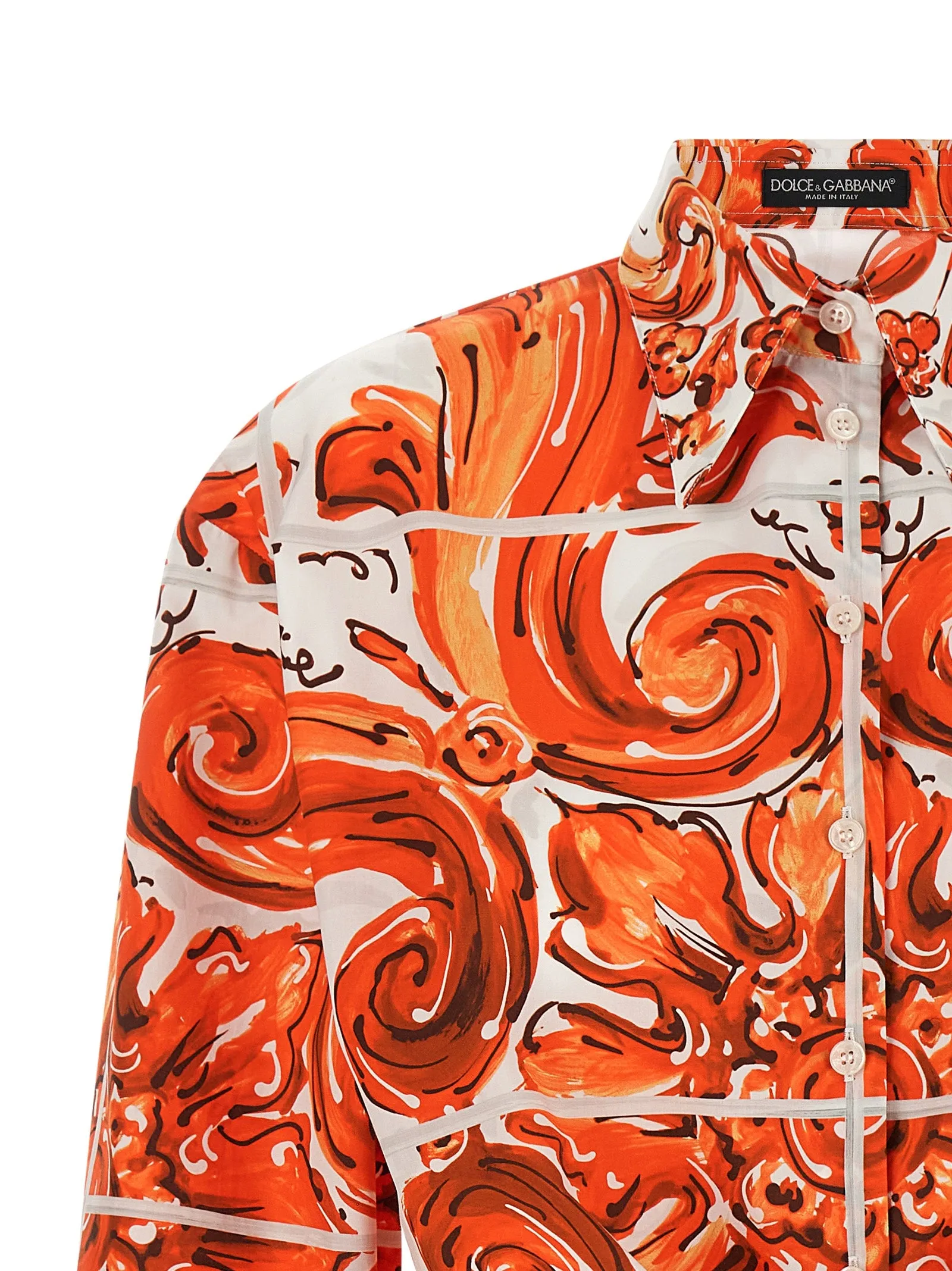 Maiolica Shirt And Blouse Orange sold by Wanan Luxury product image thumbnail 3