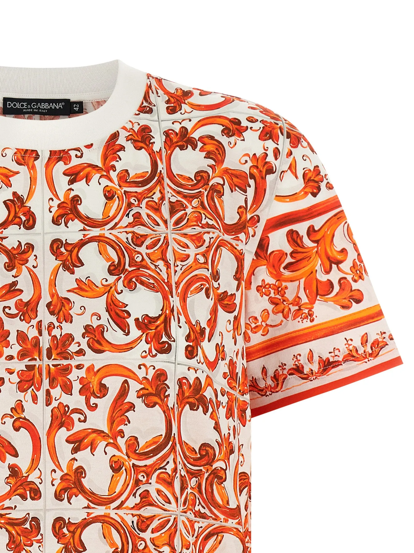 Maiolica T-Shirt Orange sold by Wanan Luxury product image thumbnail 3