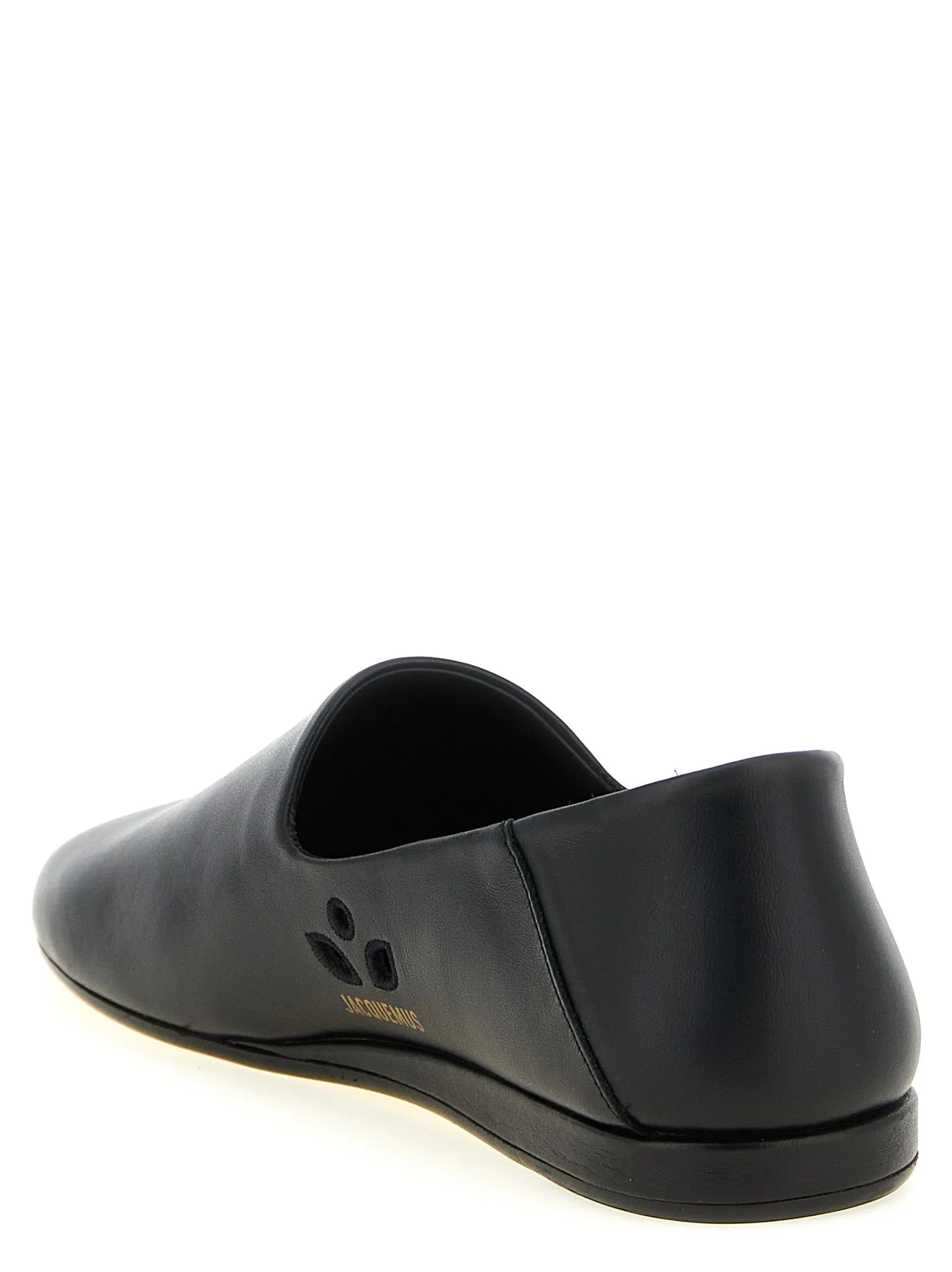 Les Pantoufles Flat Shoes Black sold by Wanan Luxury product image thumbnail 4