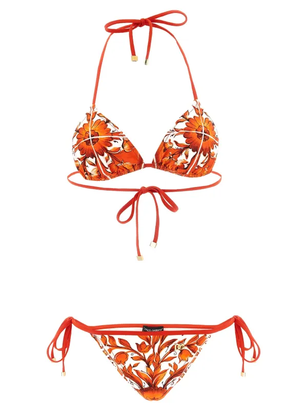 Maiolica Beachwear Orange made by Dolce & Gabanna