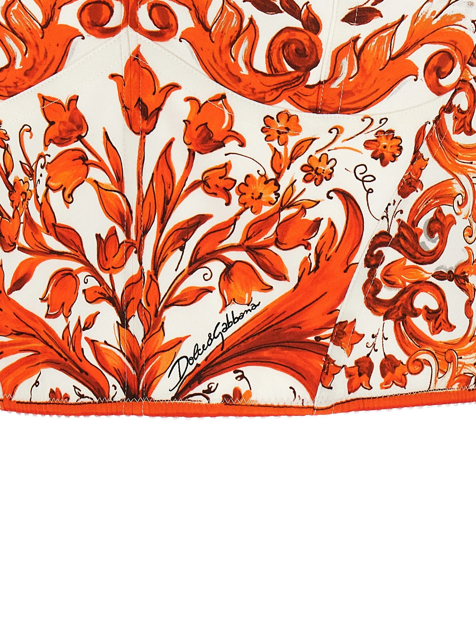 Maiolica Tops Orange sold by Wanan Luxury product image thumbnail 4