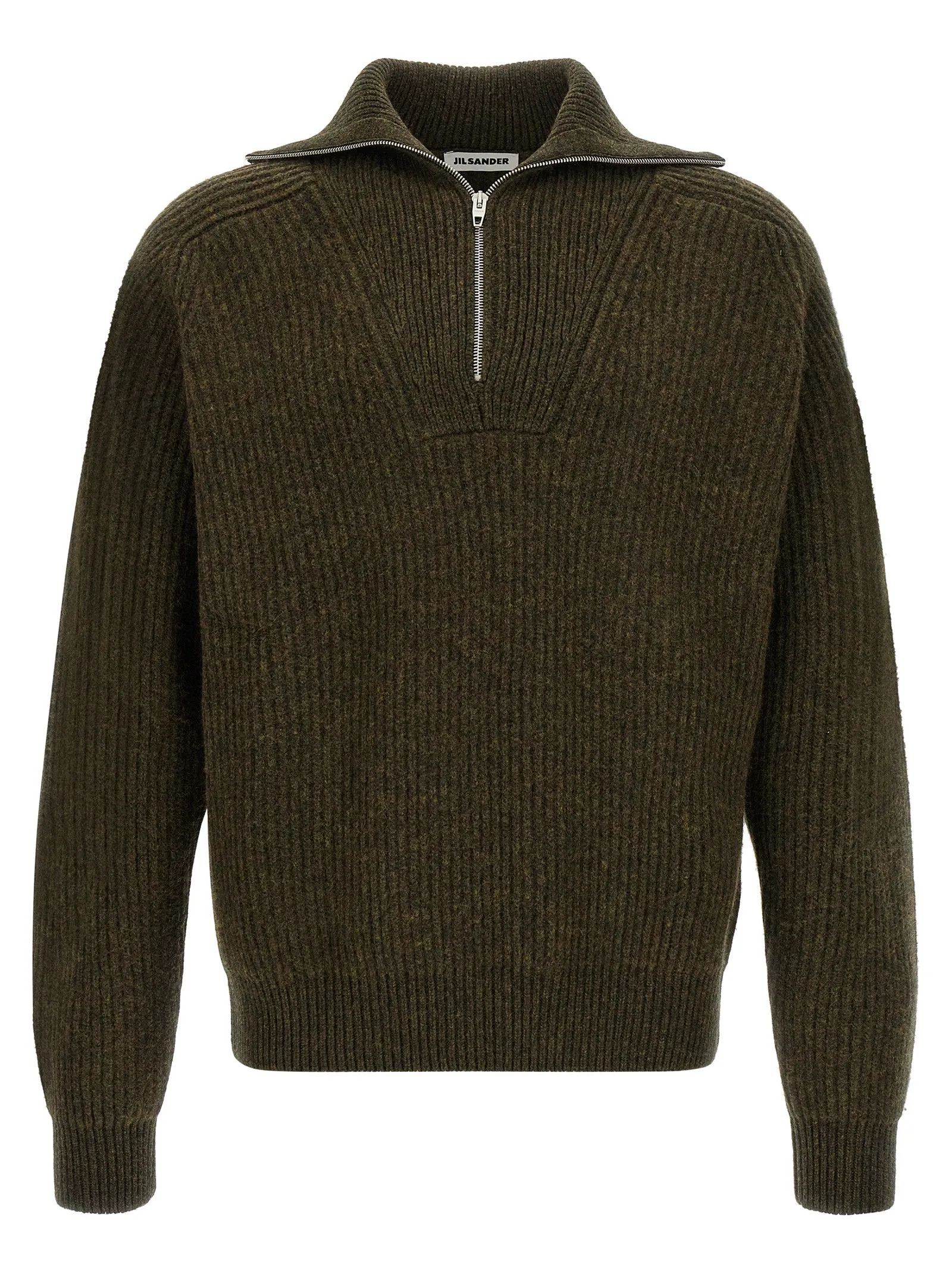 Half-Zip Sweater Sweaters And Cardigans Green sold by Wanan Luxury