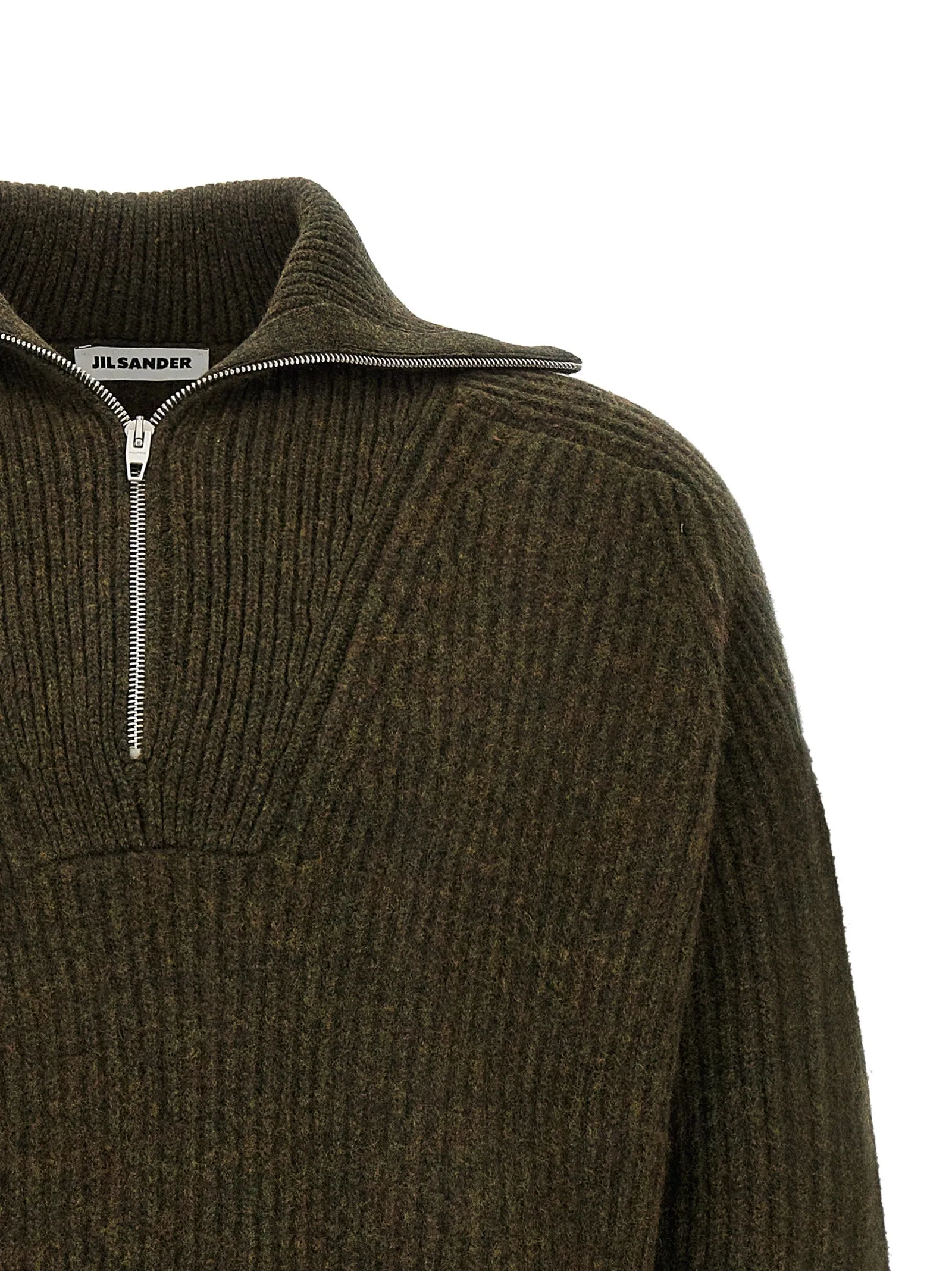 Half-Zip Sweater Sweaters And Cardigans Green sold by Wanan Luxury product image thumbnail 3