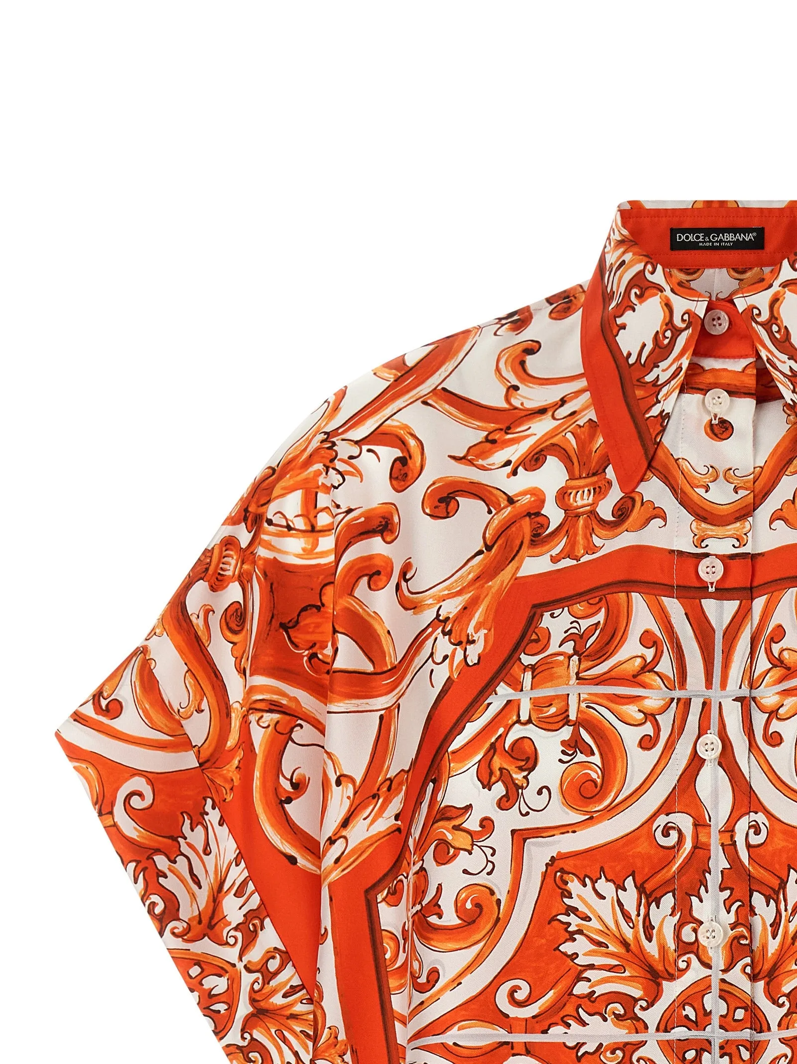 Maiolica Shirt And Blouse Orange sold by Wanan Luxury product image thumbnail 3