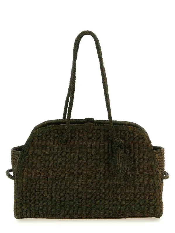 Le Turismo Raphia Tote Bag Green made by Jacquemus
