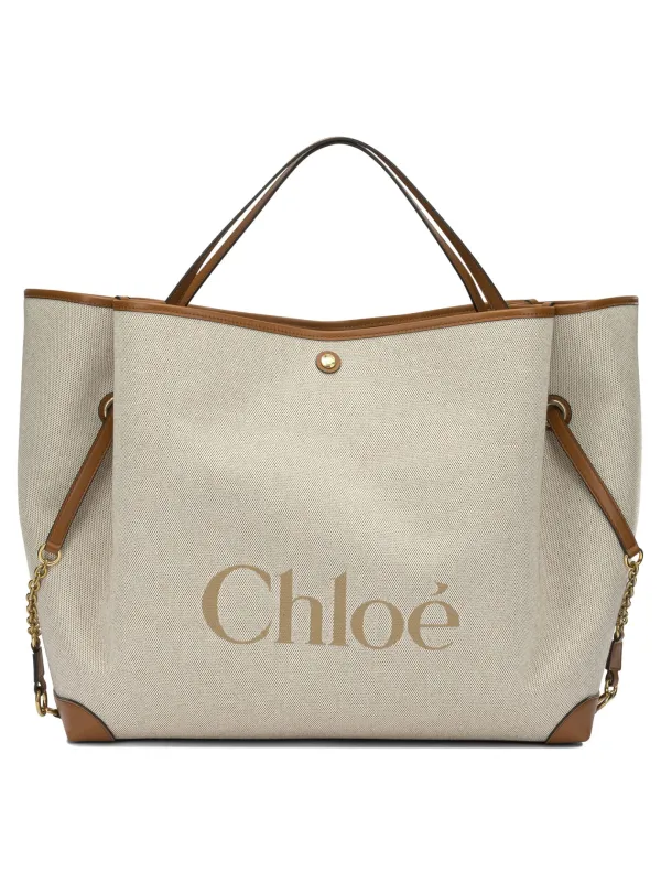 Clover Shoulder Bags Brown made by Chloe