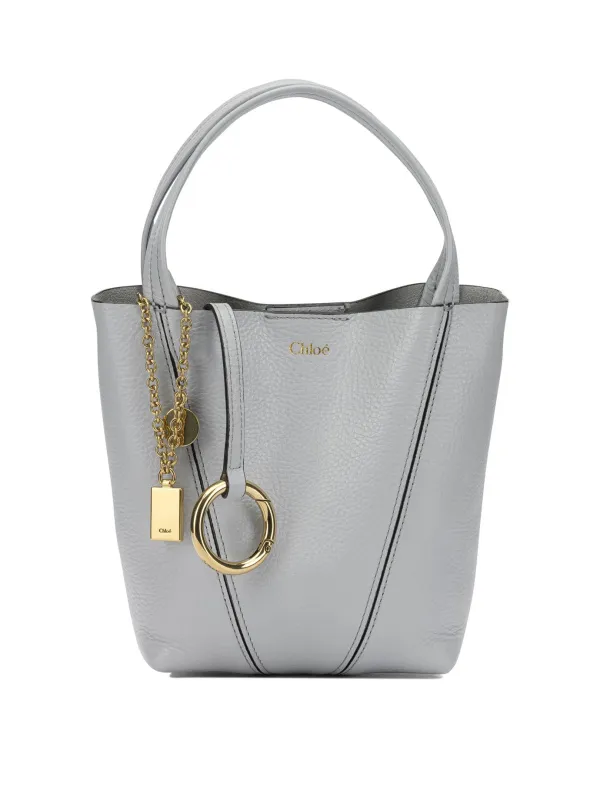 Spin Handbags Grey made by Chloe