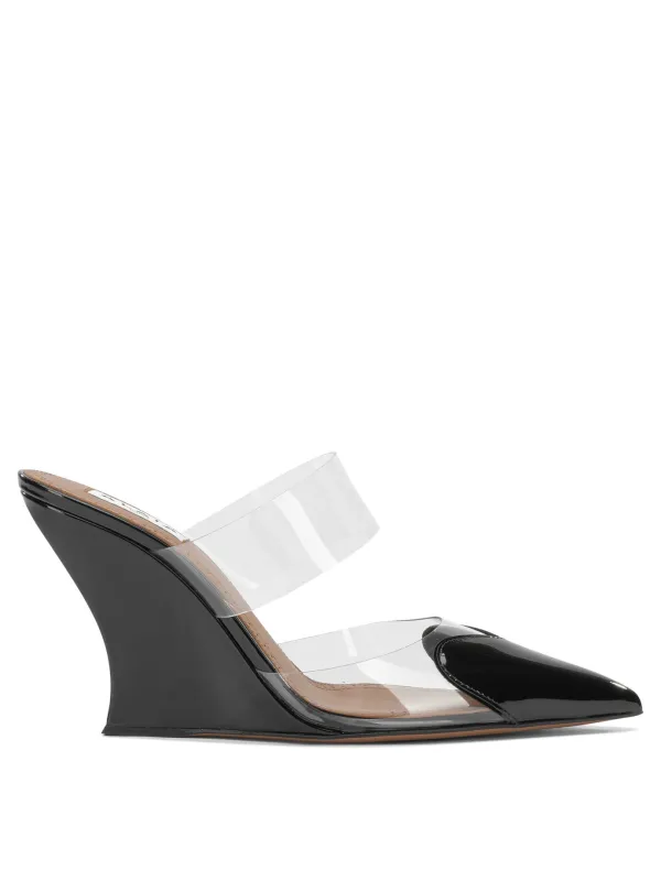 Le Coeur 90mm Heeled Shoes Black made by Alaia