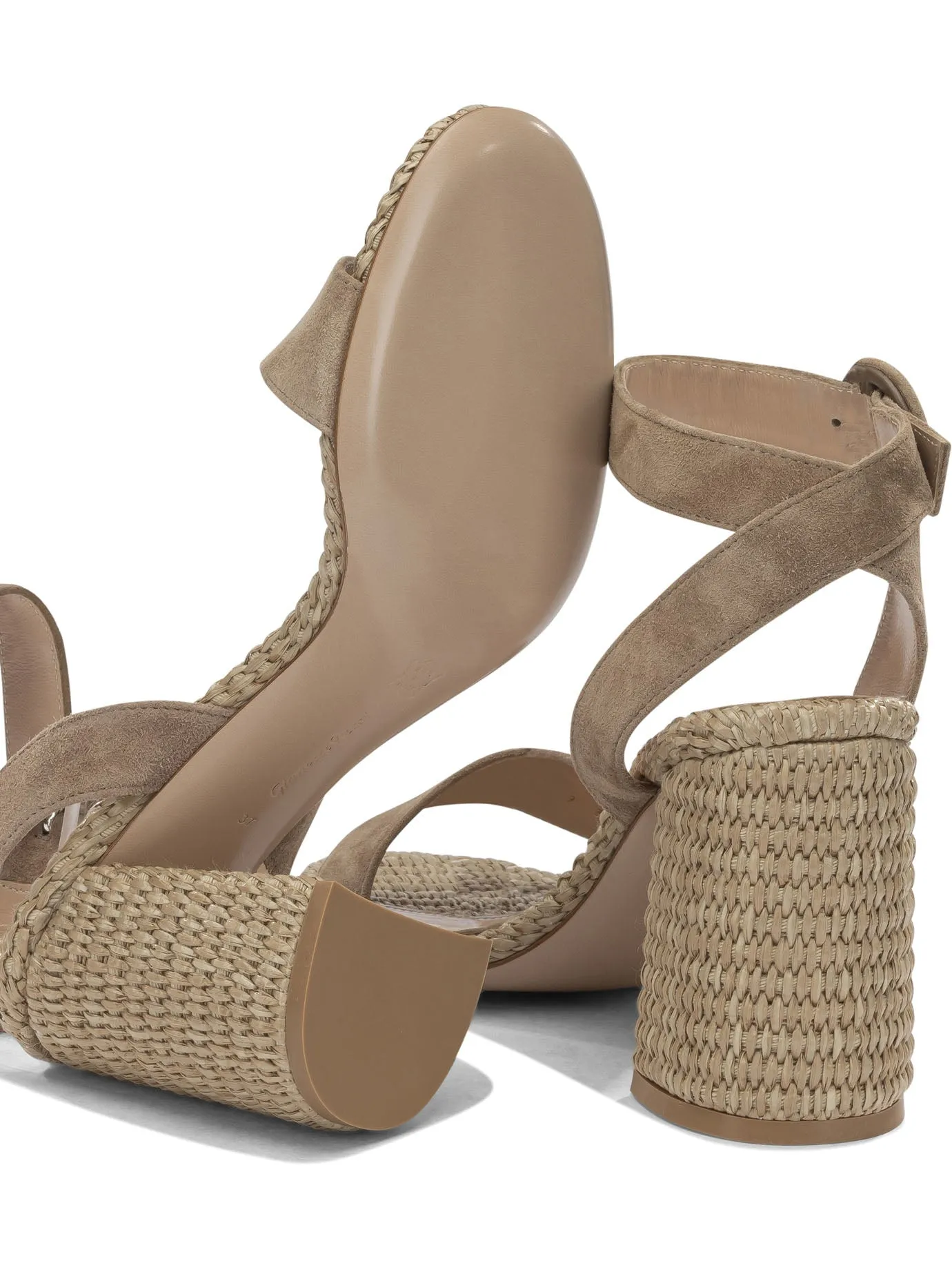 Luana 85mm Sandals Beige sold by Wanan Luxury product image thumbnail 5