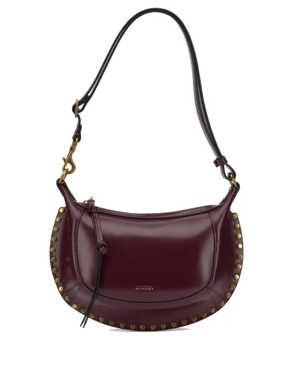 Oskan Moon Shoulder Bags Bordeaux made by Isabel Marant